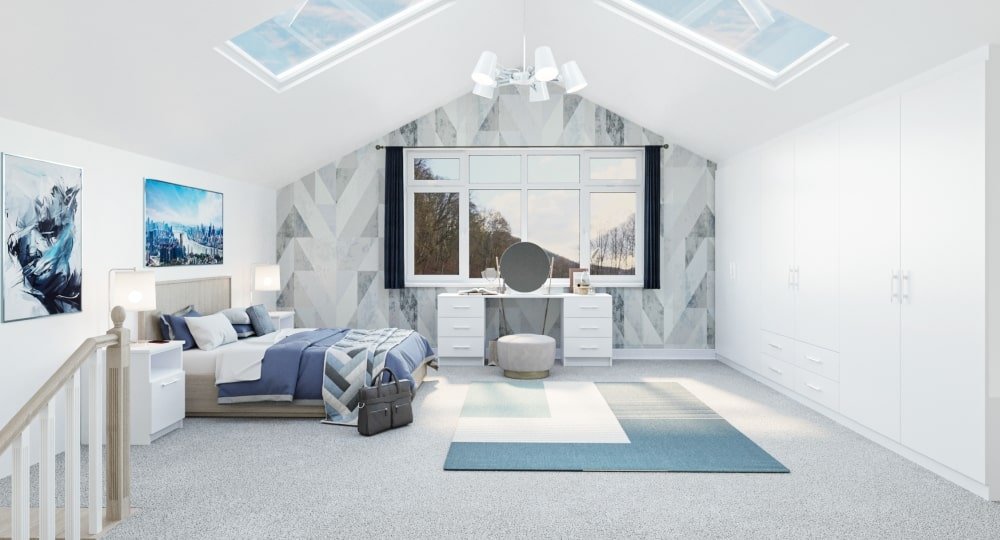 A Guide To Fitted Wardrobes For Loft Conversions - Online Bedrooms