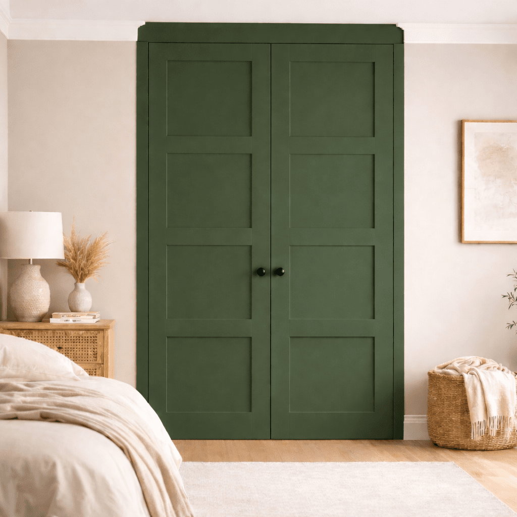 2 Door Front Frame Fitted Wardrobe - Widths Available 800mm - 1400mm 24 - Online Bedrooms