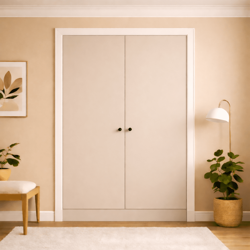 2 Door Front Frame Fitted Wardrobe - Widths Available 800mm - 1400mm 17 - Online Bedrooms