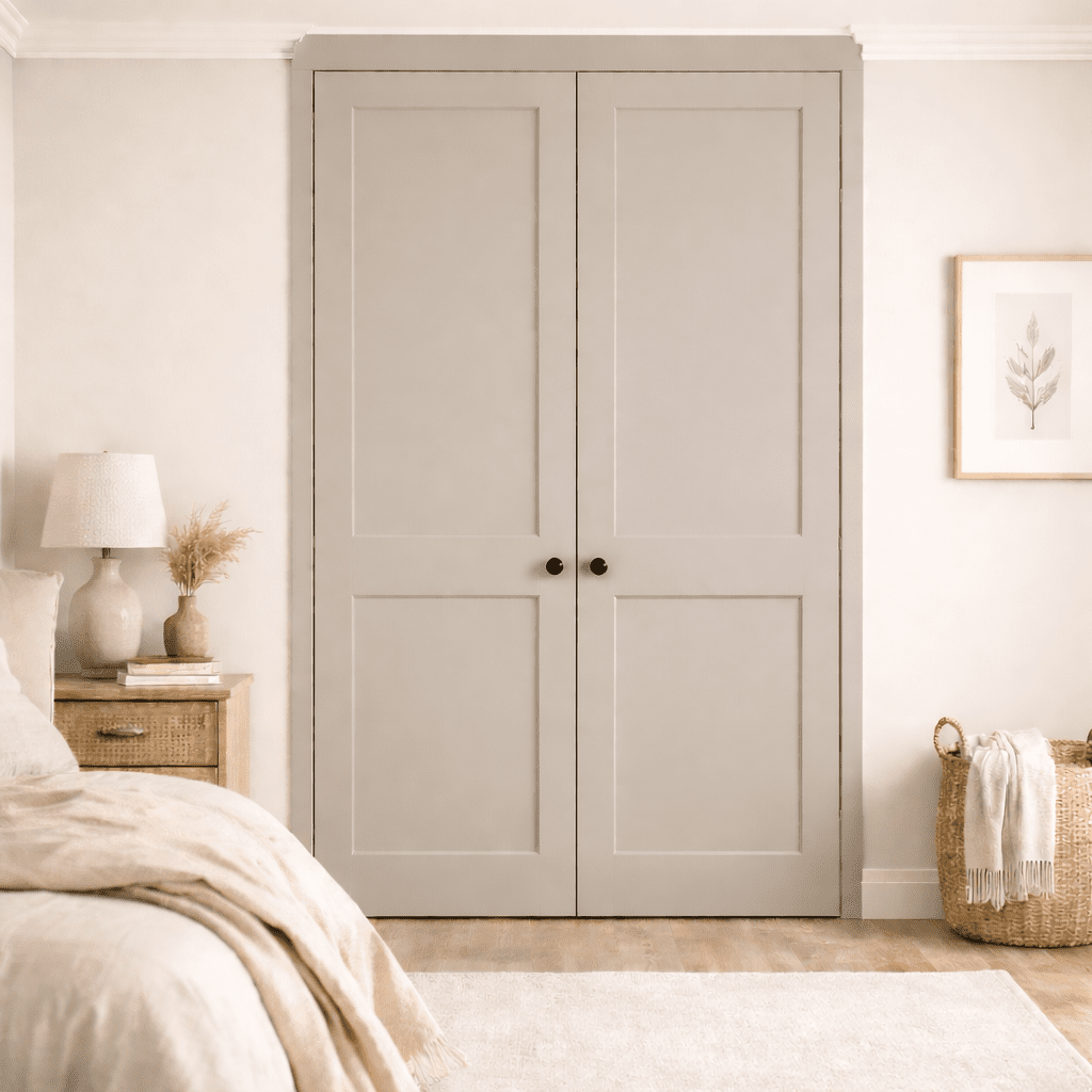 2 Door Front Frame Fitted Wardrobe - Widths Available 800mm - 1400mm 30 - Online Bedrooms