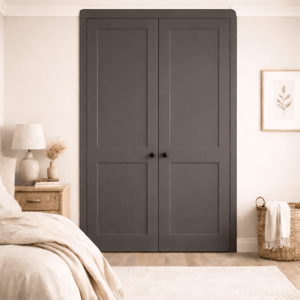 2 Door Front Frame Fitted Wardrobe - Widths Available 800mm - 1400mm 28 - Online Bedrooms
