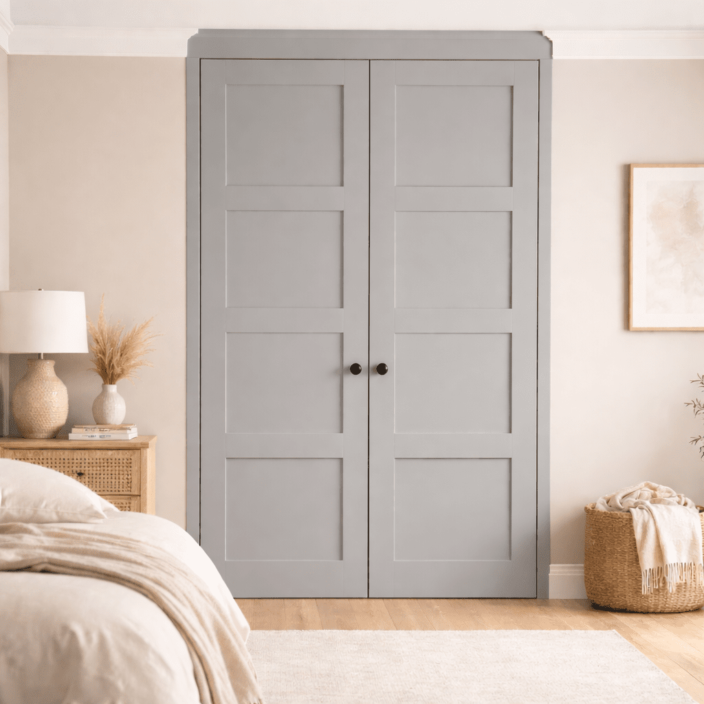 2 Door Front Frame Fitted Wardrobe - Widths Available 800mm - 1400mm 21 - Online Bedrooms