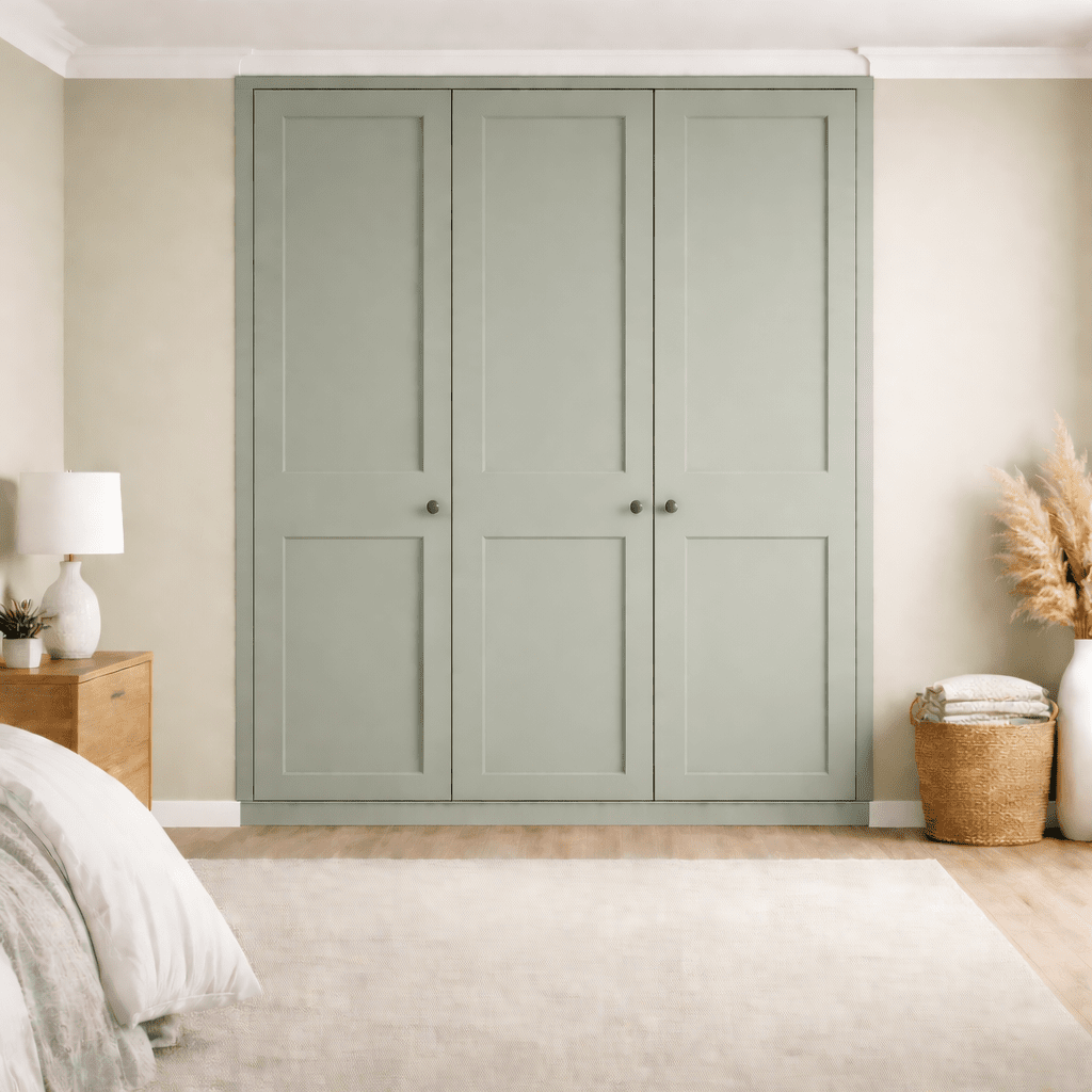 3 Door 2 Panel Shaker Front Frame Fitted Wardrobe - Widths Available 1401mm - 2000mm 10 - Online Bedrooms