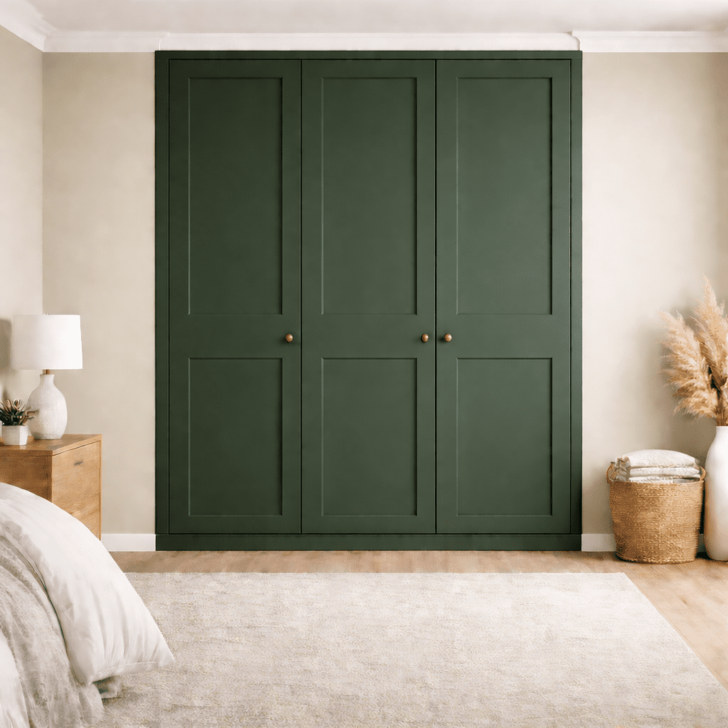 3 Door 2 Panel Shaker Front Frame Fitted Wardrobe - Widths Available 1401mm - 2000mm 12 - Online Bedrooms