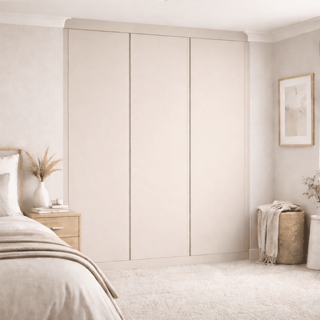 3 Door Handleless Front Frame Fitted Wardrobe - Widths Available 1401mm - 2000mm 9 - Online Bedrooms