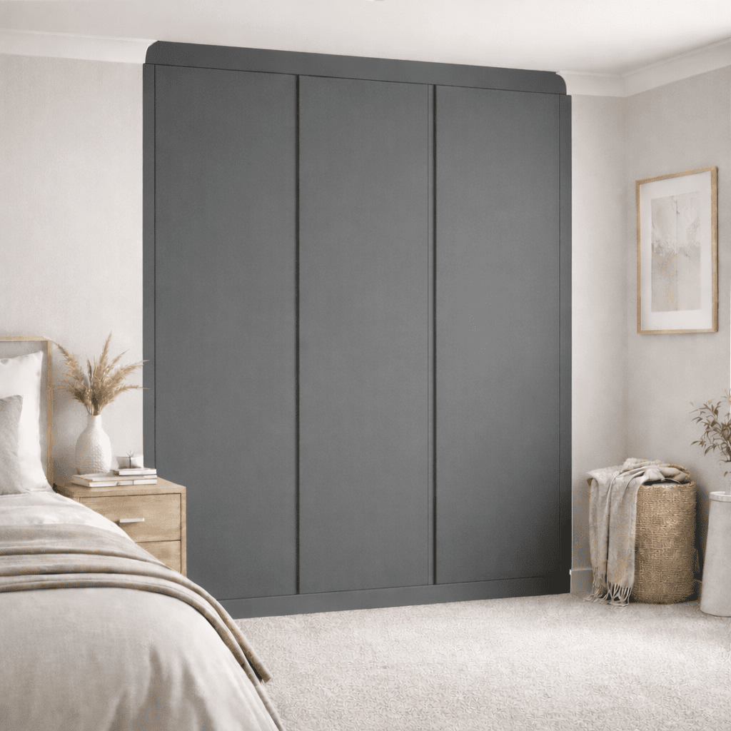 3 Door Handleless Front Frame Fitted Wardrobe - Widths Available 1401mm - 2000mm 13 - Online Bedrooms