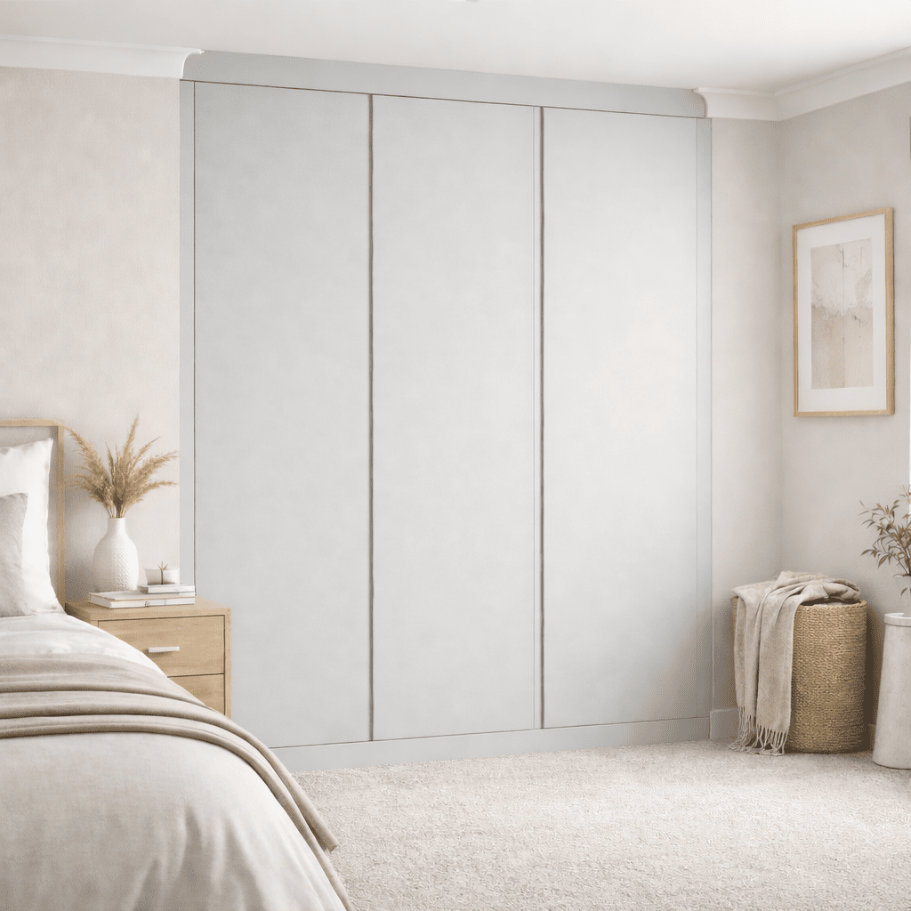 3 Door Handleless Front Frame Fitted Wardrobe - Widths Available 1401mm - 2000mm 6 - Online Bedrooms