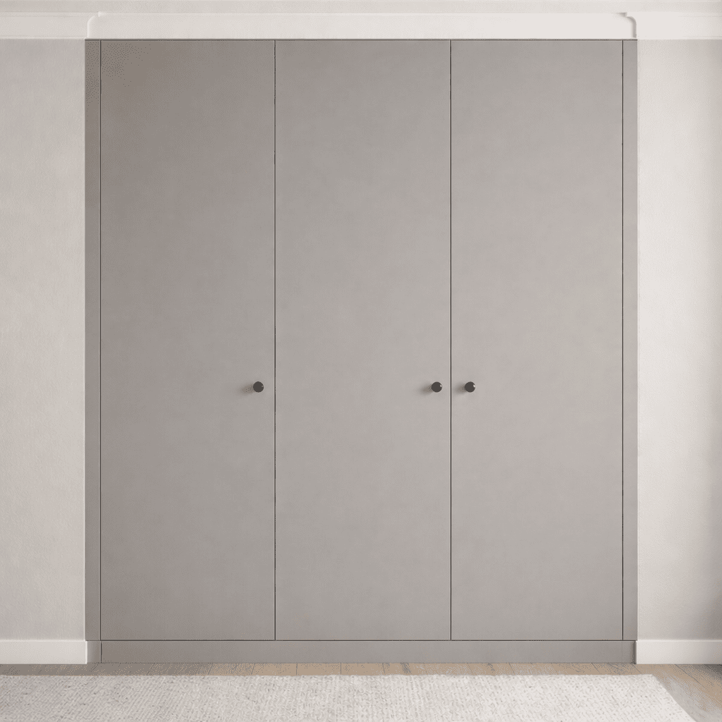 3 Door Modern Slab Front Frame Fitted Wardrobe - Widths Available 1401mm - 2000mm 7 - Online Bedrooms