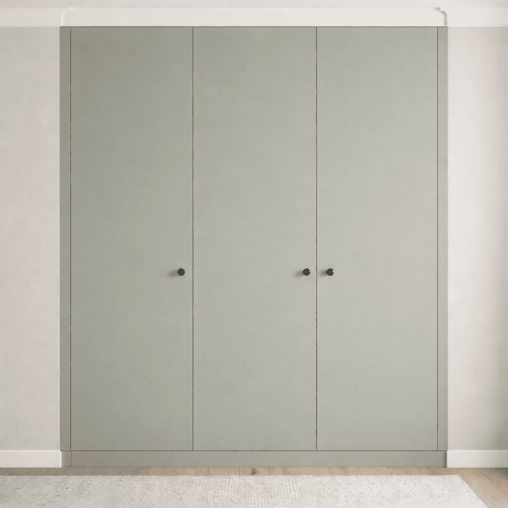 3 Door Modern Slab Front Frame Fitted Wardrobe - Widths Available 1401mm - 2000mm 10 - Online Bedrooms