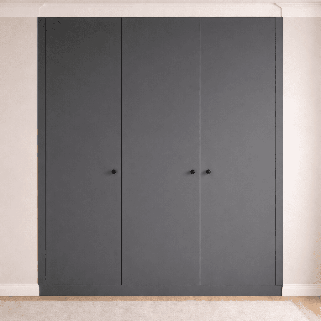 3 Door Modern Slab Front Frame Fitted Wardrobe - Widths Available 1401mm - 2000mm 11 - Online Bedrooms