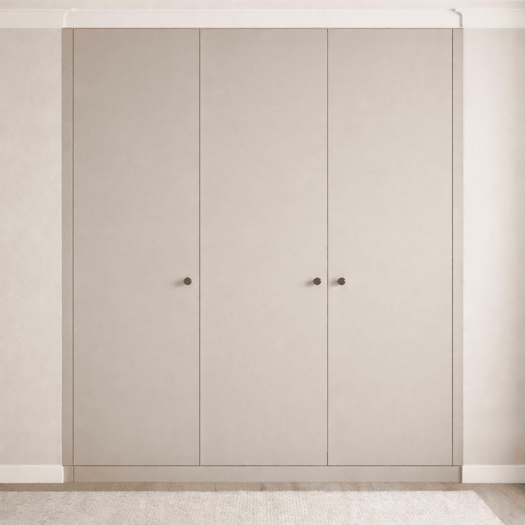 3 Door Modern Slab Front Frame Fitted Wardrobe - Widths Available 1401mm - 2000mm 8 - Online Bedrooms