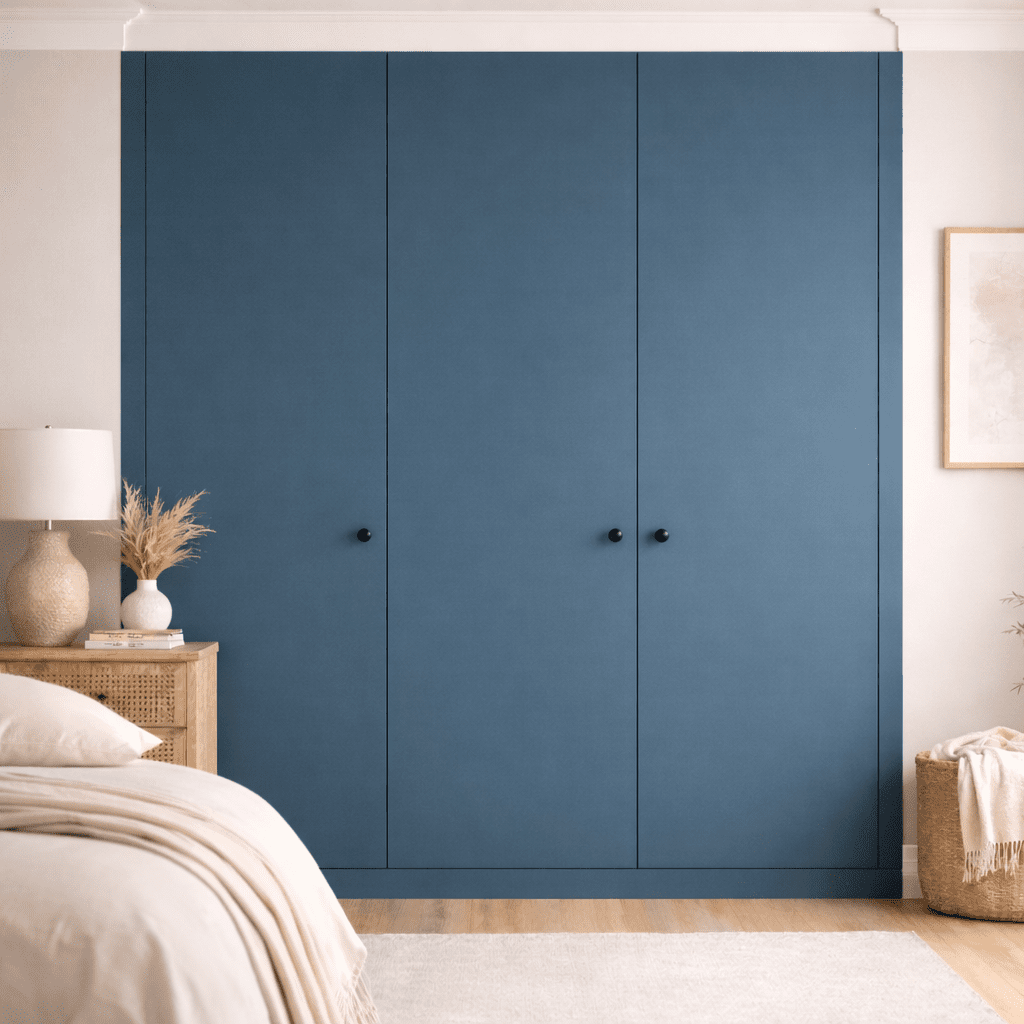 3 Door Modern Slab Front Frame Fitted Wardrobe - Widths Available 1401mm - 2000mm 14 - Online Bedrooms
