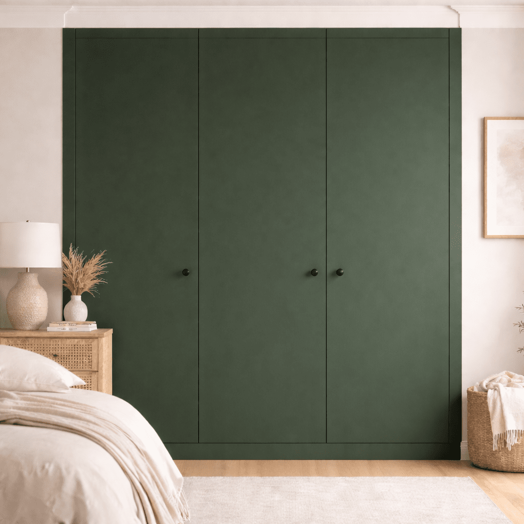 3 Door Modern Slab Front Frame Fitted Wardrobe - Widths Available 1401mm - 2000mm 13 - Online Bedrooms