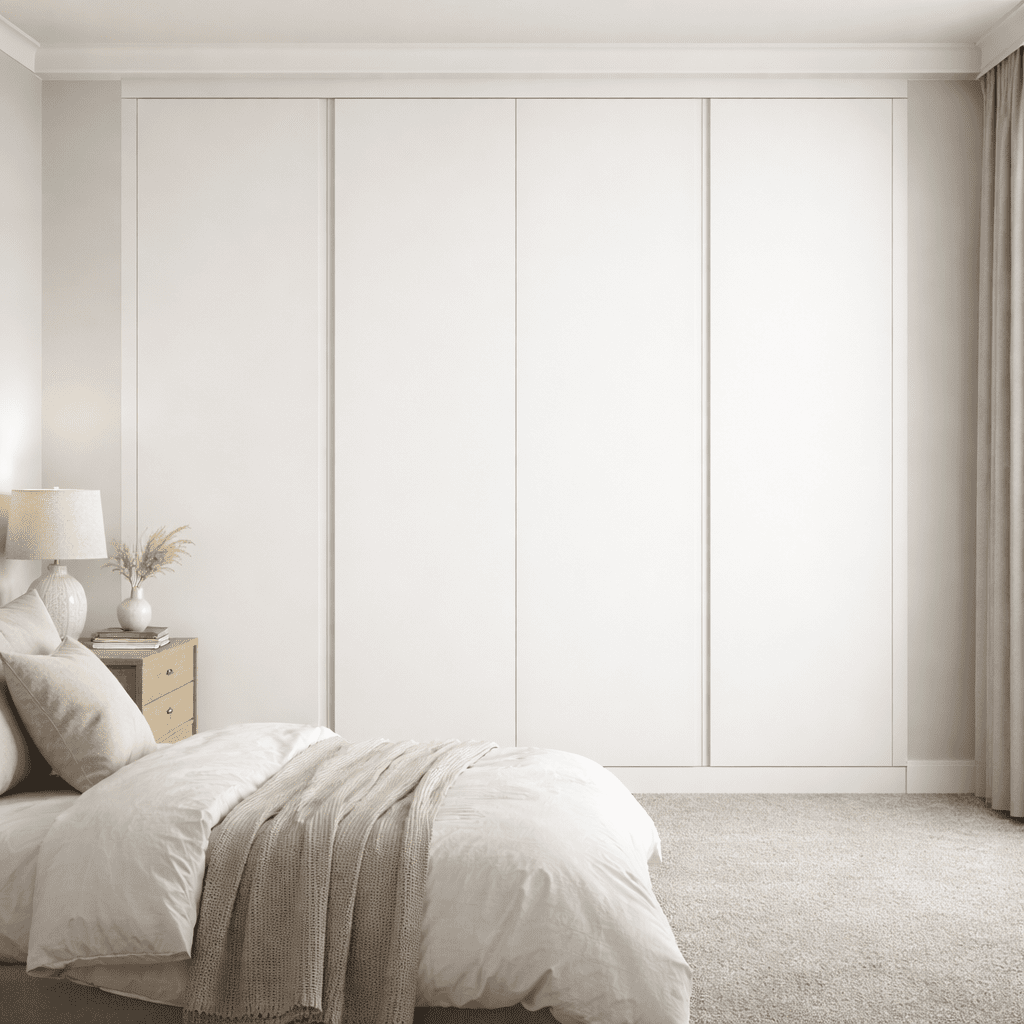 4 Door Handleless Front Frame Fitted Wardrobe - Widths Available 2001 - 2600mm 1 - Online Bedrooms