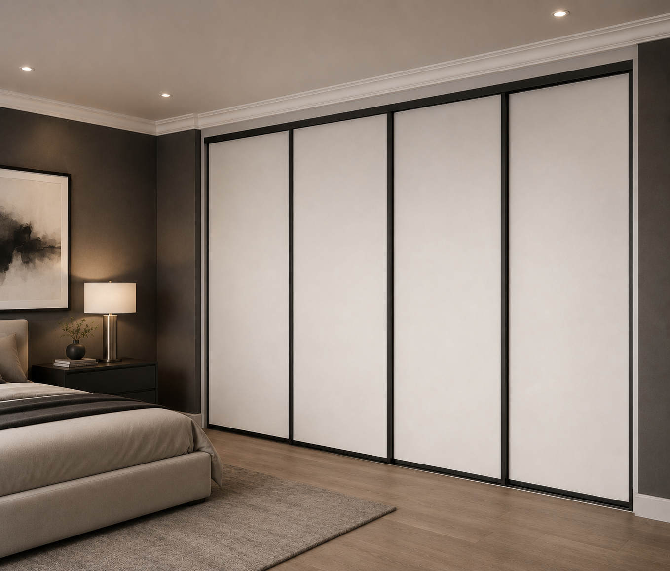 Single Panel Sliding Wardrobe Doors - Widths Available 2524mm - 4140mm