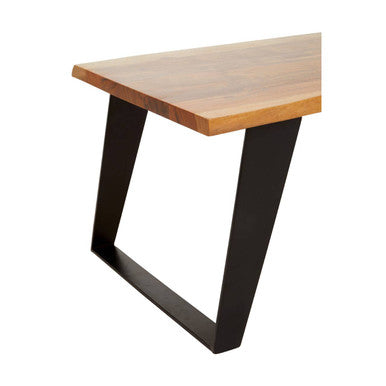 Surax Acacia Wood Live Edge Coffee Table