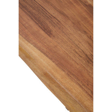 Surax Acacia Wood Live Edge Coffee Table