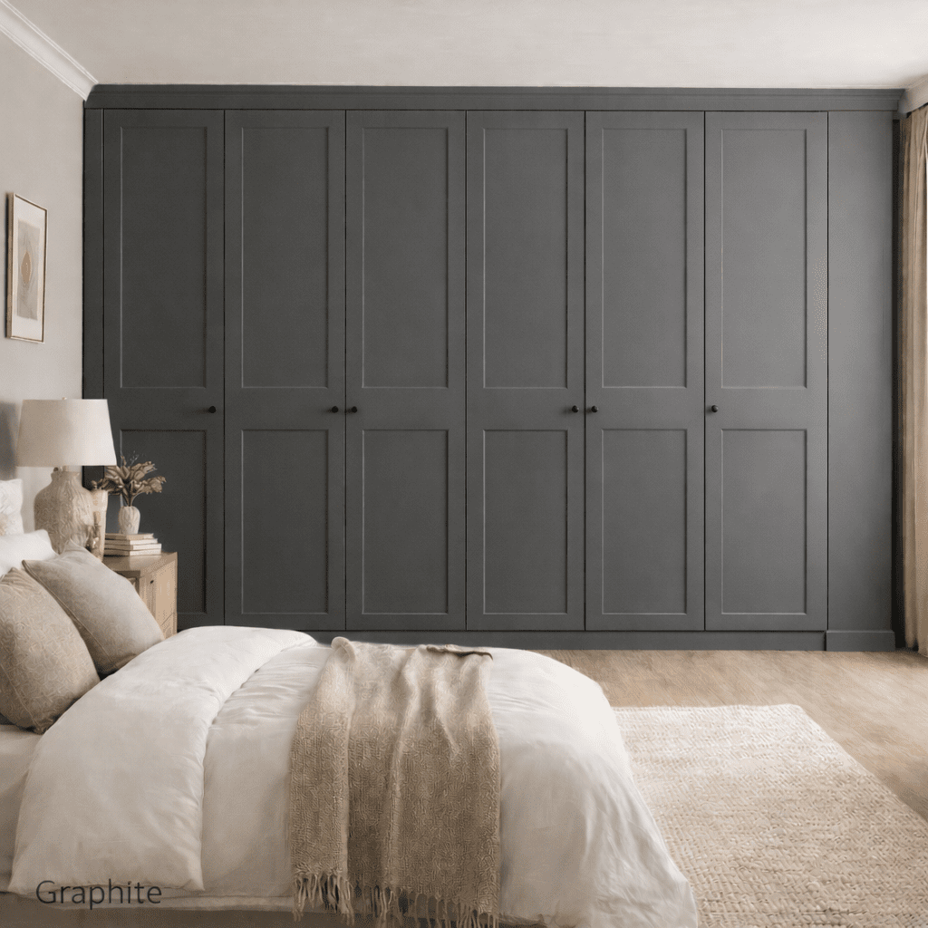 7 Door 2 Panel Shaker Front Frame Fitted Wardrobe - Widths Available 3801 - 4400mm 12 - Online Bedrooms