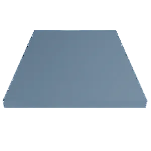 Solid blue color swatch on a white background