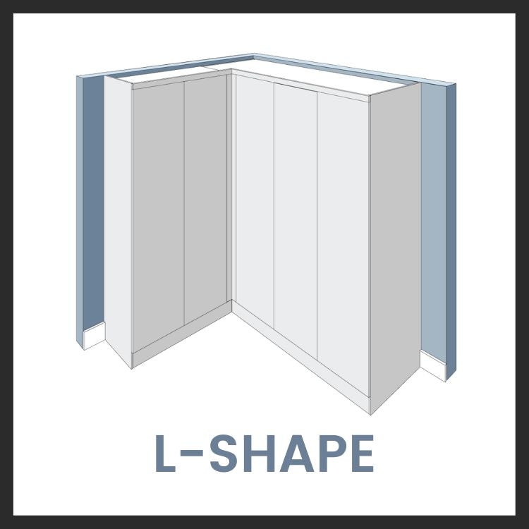 l-shaped wardrobe quote icon