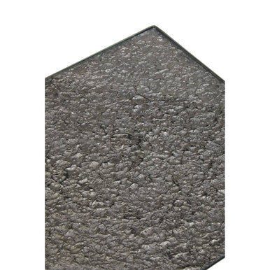 Akola Silver Finish Textured Coffee Table with Black Frame 8 - Online Bedrooms