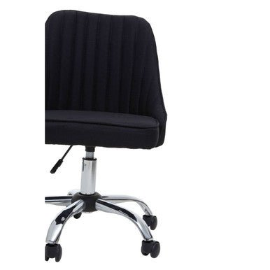 Alexi Black Fabric Home Office Chair 4 - Online Bedrooms