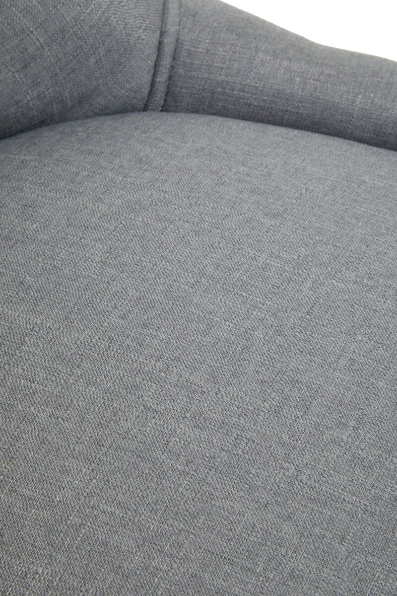 Anita Grey Fabric and Chrome Base Home Office Chair 12 - Online Bedrooms