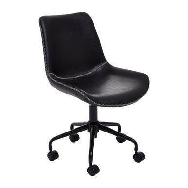 Bloomberg Black Home Office Chair 9 - Online Bedrooms