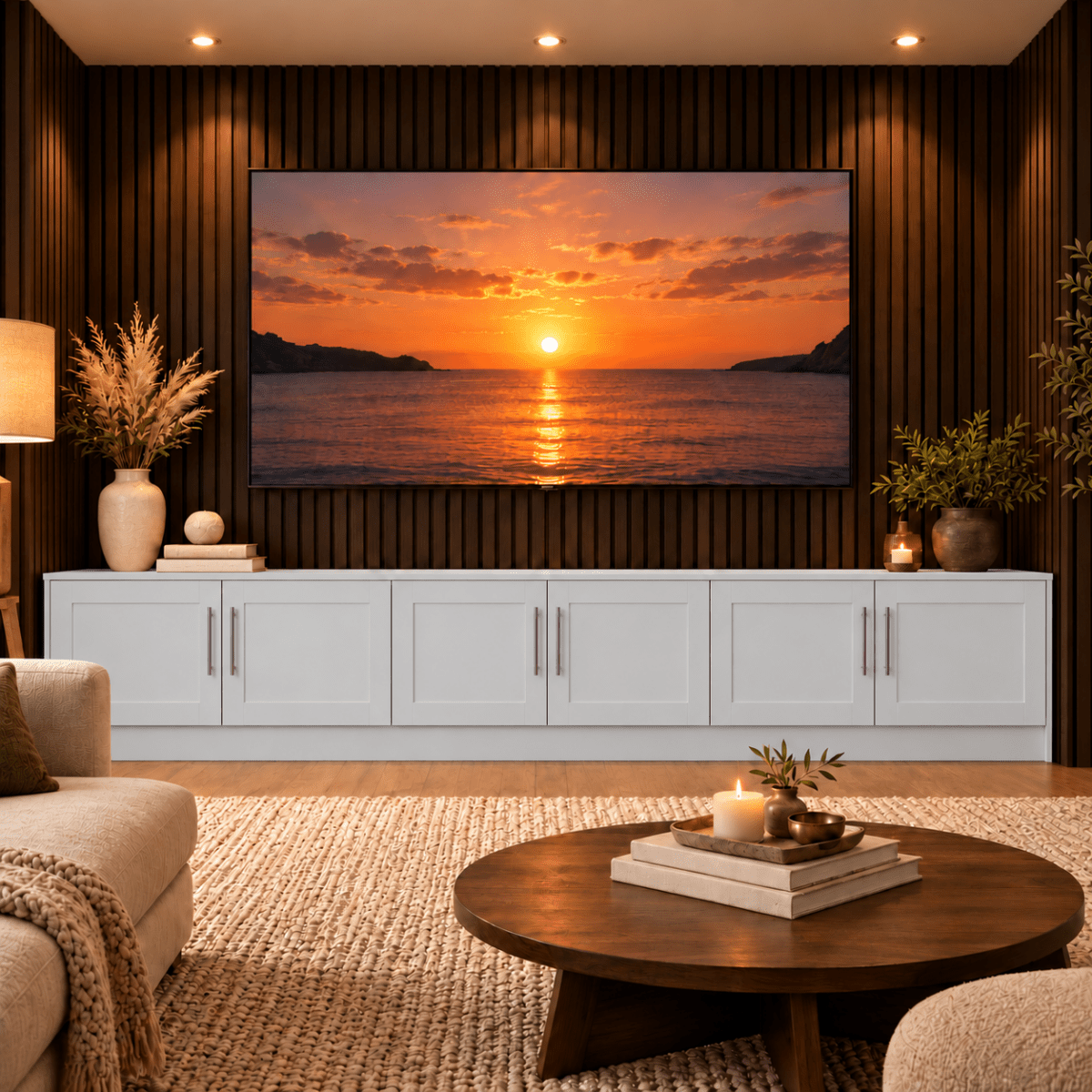 Blyth Shaker Media Wall Base Unit 22 - Online Bedrooms