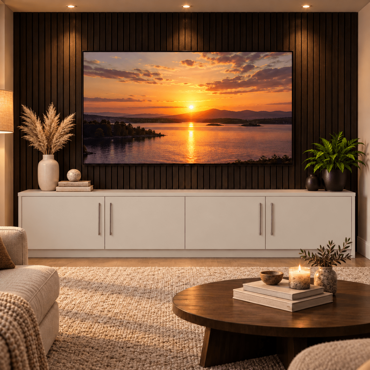 Blyth Smooth Media Wall Base Unit 2 - Online Bedrooms