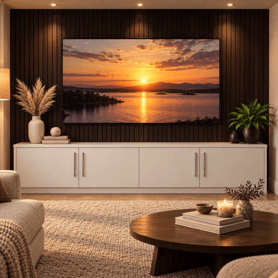 Blyth Smooth Media Wall Base Unit 1 - Online Bedrooms