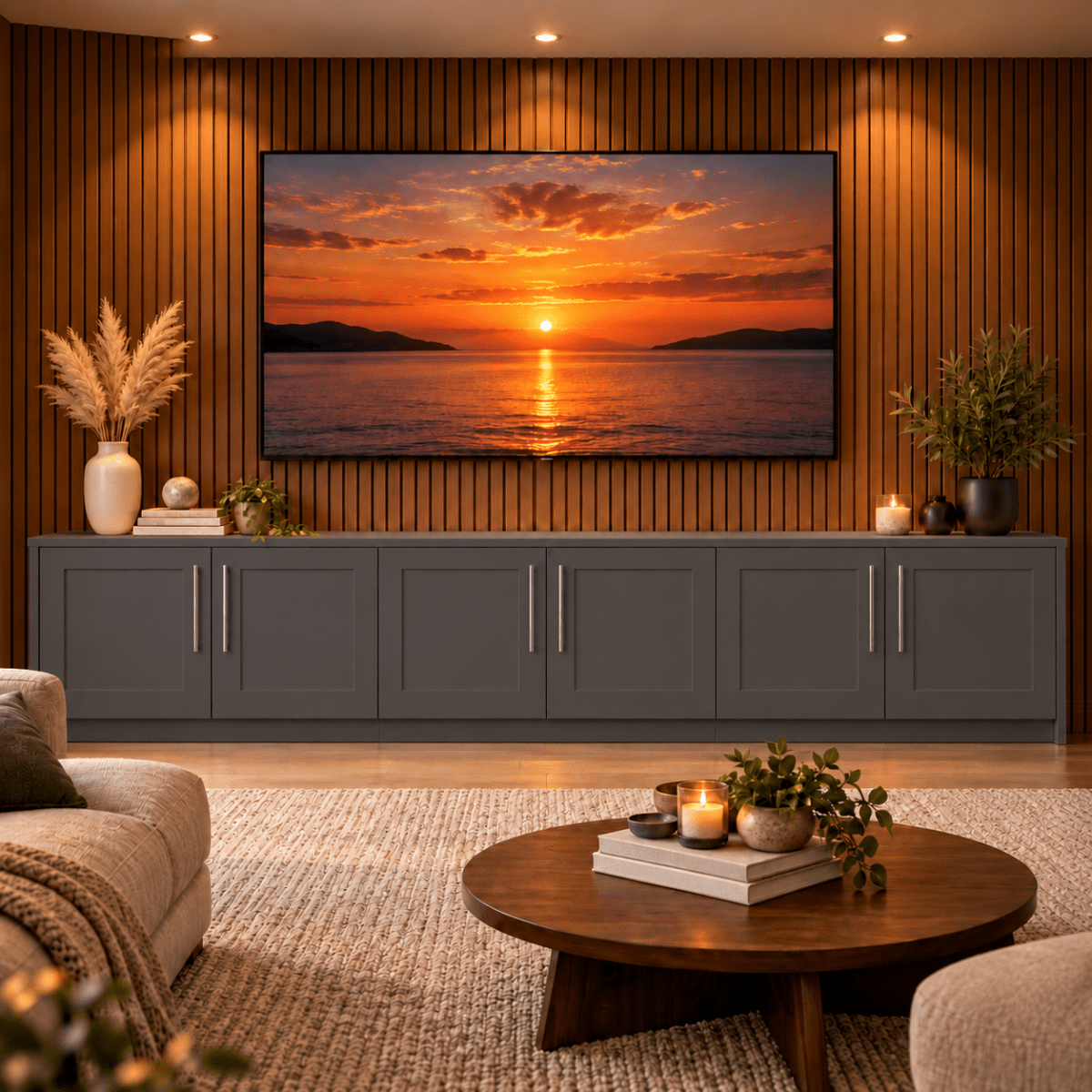 Blyth Tall Shaker Media Wall Base Unit 21 - Online Bedrooms