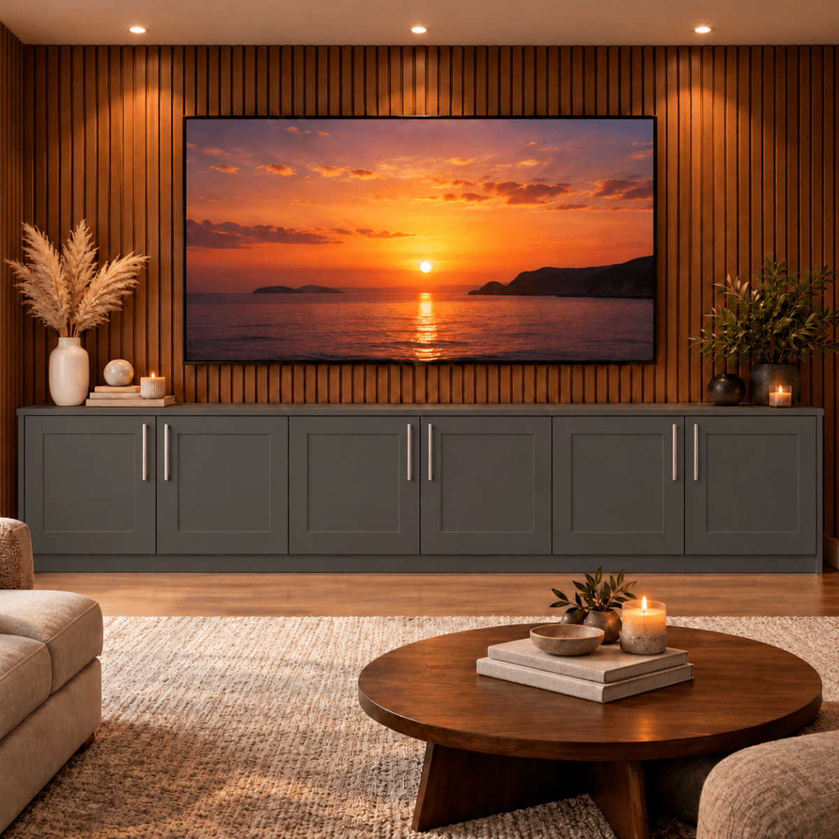 Blyth Tall Shaker Media Wall Base Unit 27 - Online Bedrooms