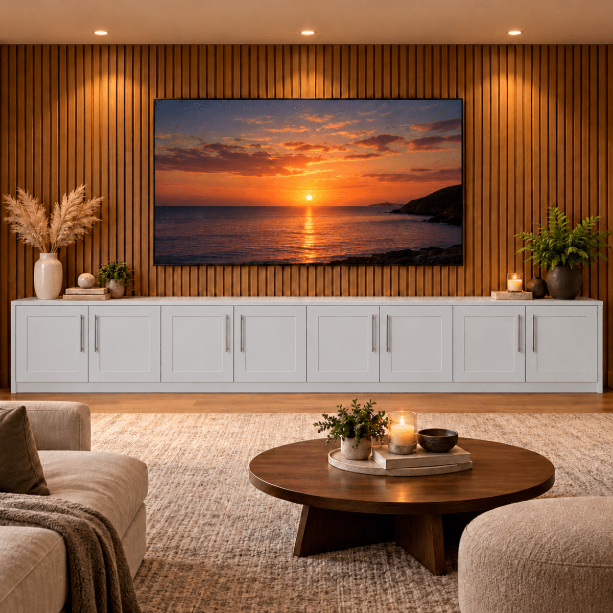 Blyth Tall Shaker Media Wall Base Unit 40 - Online Bedrooms