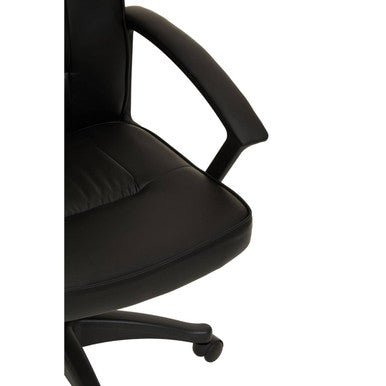 Brent Black Home Office Chair 5 - Online Bedrooms