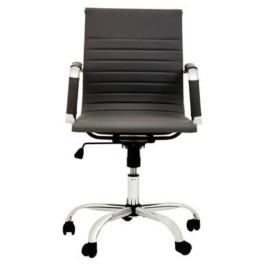 Brent Black Low Back Home Office Chair 2 - Online Bedrooms