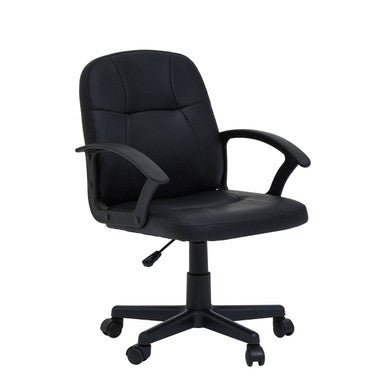 Brent Black Small Home Office Chair 8 - Online Bedrooms