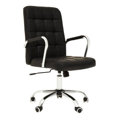 Brent Black Tufted Home Office Chair 9 - Online Bedrooms