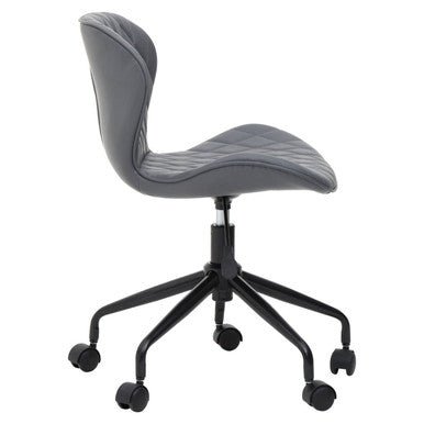 Brent Grey And Black Home Office Chair 3 - Online Bedrooms