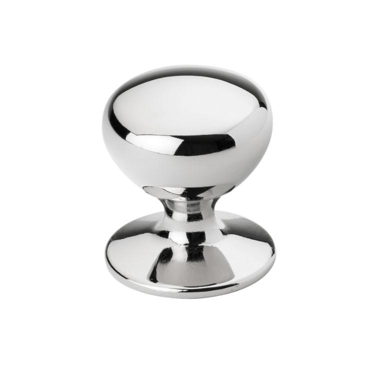 Camden Polished Nickel Knob 1 - Online Bedrooms