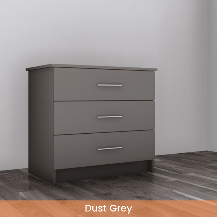 Chest of Drawers - 3 Drawers 8 - Online Bedrooms