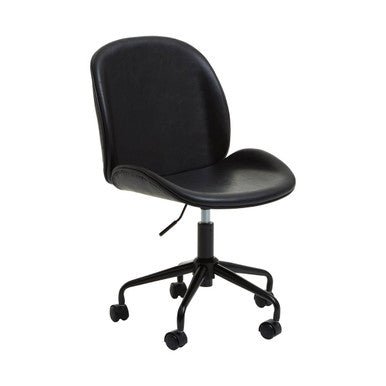 Clinton Black Home Office Chair 9 - Online Bedrooms