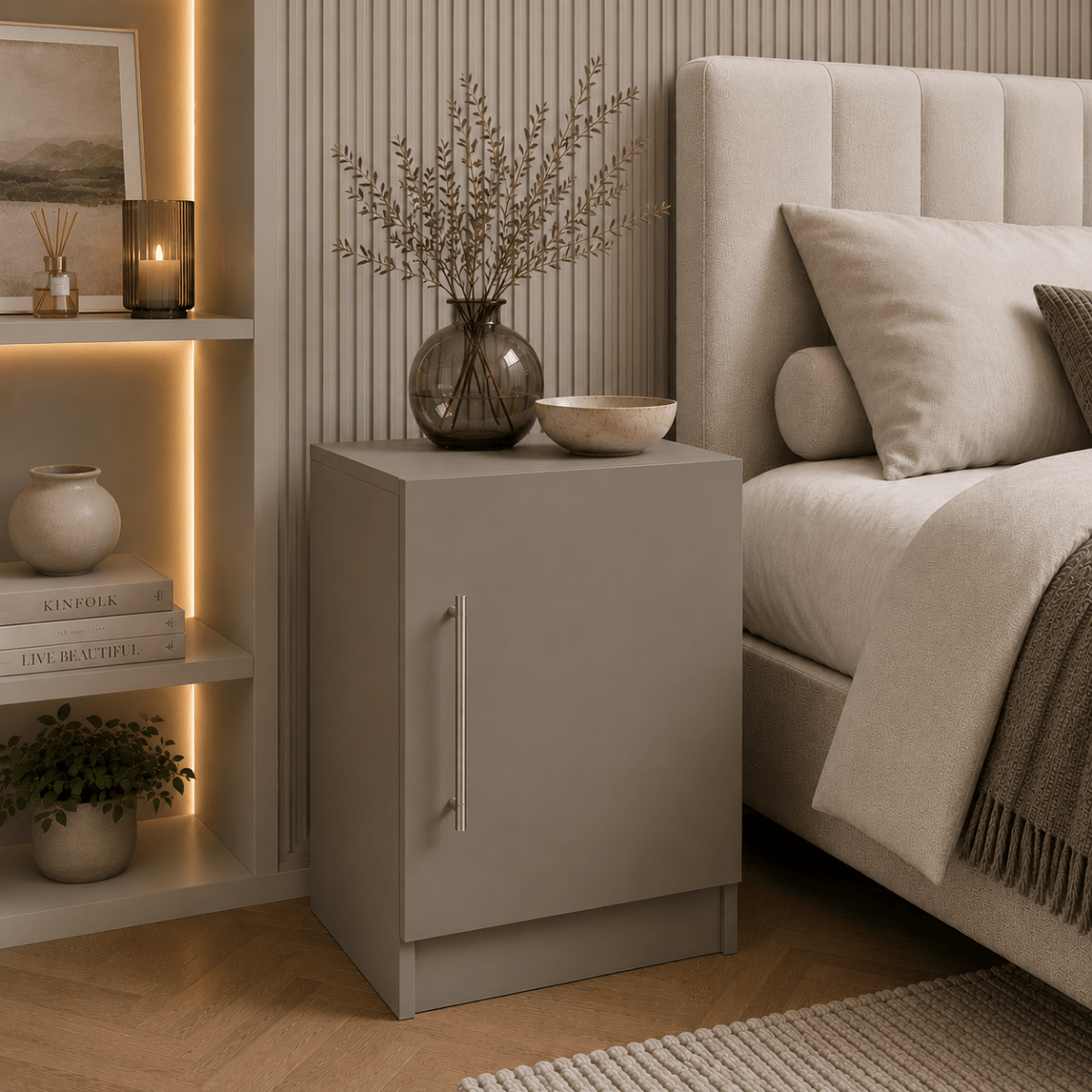 Drayton Bedside Cabinet 1 - Online Bedrooms