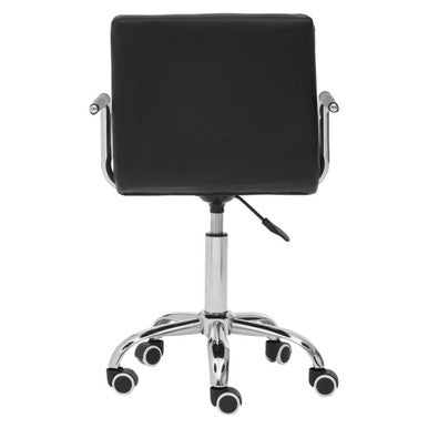 Finn Black Home Office Chair With Swivel Base 3 - Online Bedrooms