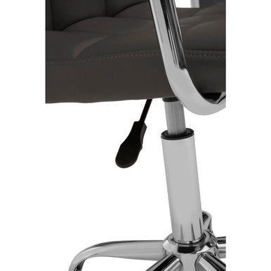 Finn Grey Home Office Chair With Swivel Base 8 - Online Bedrooms