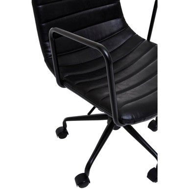 Forbes Black Home Office Chair 9 - Online Bedrooms
