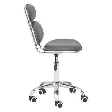 Fran Grey Pu Home Office Chair 2 - Online Bedrooms