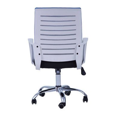 Fredrick Blue Home Office Chair 3 - Online Bedrooms