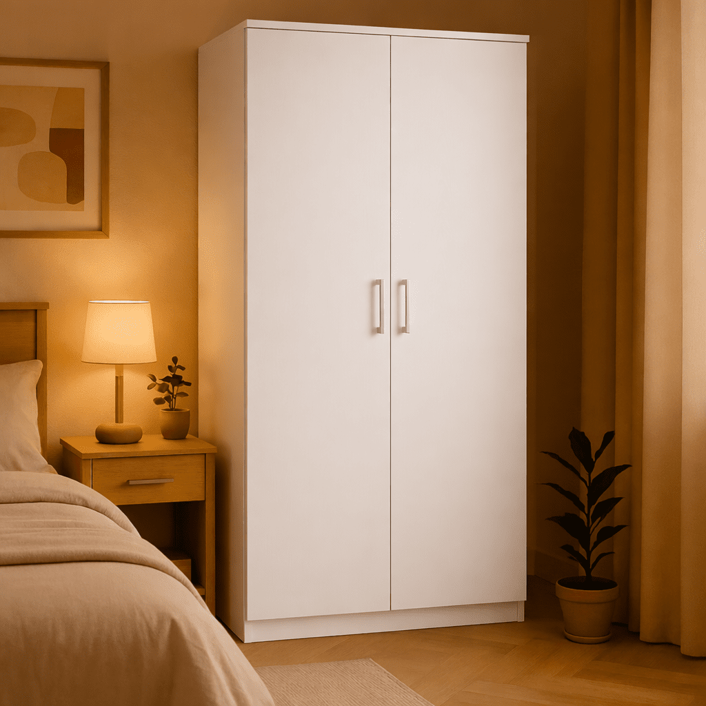 Freestanding Double Wardrobe 4 - Online Bedrooms