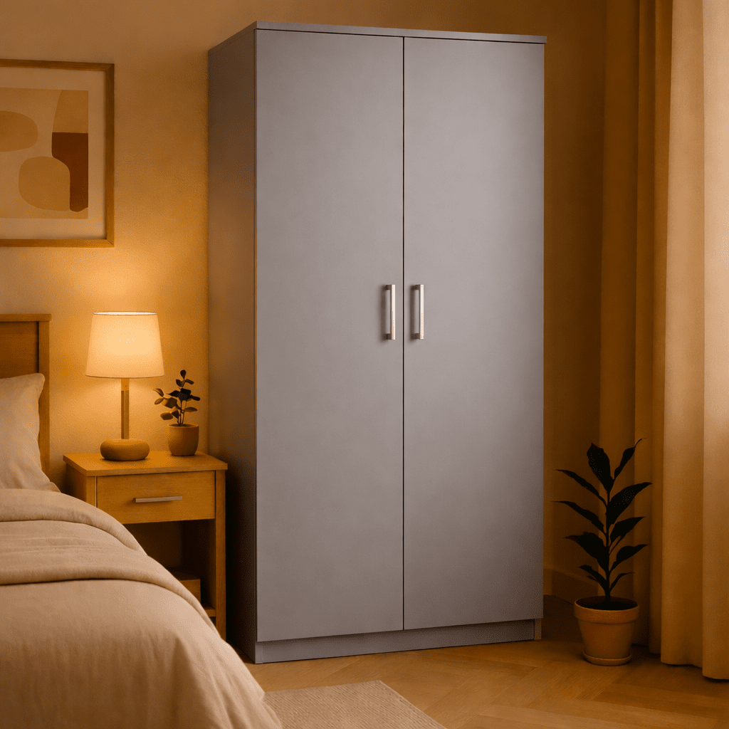 Freestanding Double Wardrobe 6 - Online Bedrooms